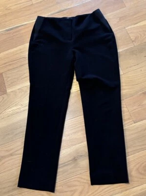 JONES NEW YORK SIGNATURE WOMENS BLACK PANTS WITH STRETCH SIZE 4 - Image 1 of 4