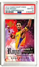 2014-15 Panini Court Kings Kobe Bryant Royal Performances SP Insert PSA 10 POP 3