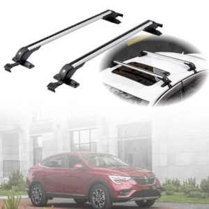 Cross Bar Cargo Carrier Without Roof Rack Rails For Renault Arkana 2020-2022 - Picture 1 of 8