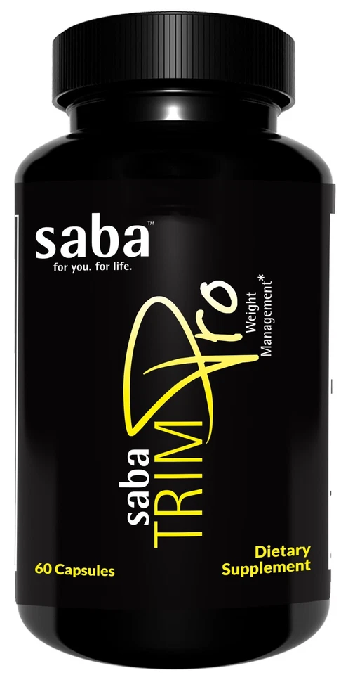 Saba TrimPro - Píldoras de pérdida de peso para mujeres y hombres - Potenciador de energía y metabolismo Foto 1 de 4