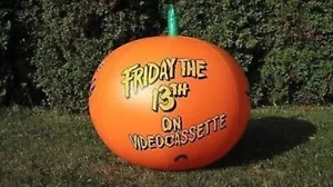 Promotional Friday the 13th Inflatable Pumpkin (Brand New! 105" x 48") - Picture 1 of 3