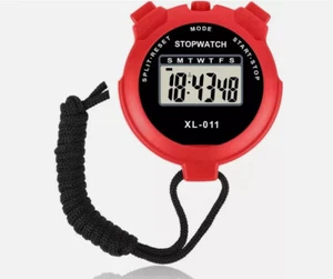 New Digital Handheld Sports Stopwatch Stop Watch Timer Alarm Counter UK Seller - Picture 1 of 13