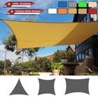 Sun Shade Sail Outdoor Garden Patio Party Sunscreen Awning Canopy UV Block New