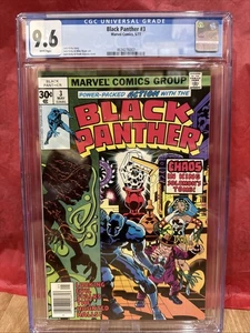 Black Panther #3 CGC 9.6 1977 Marvel Jack Kirby fumetto Stan Lee Klaw classificato - Foto 1 di 3