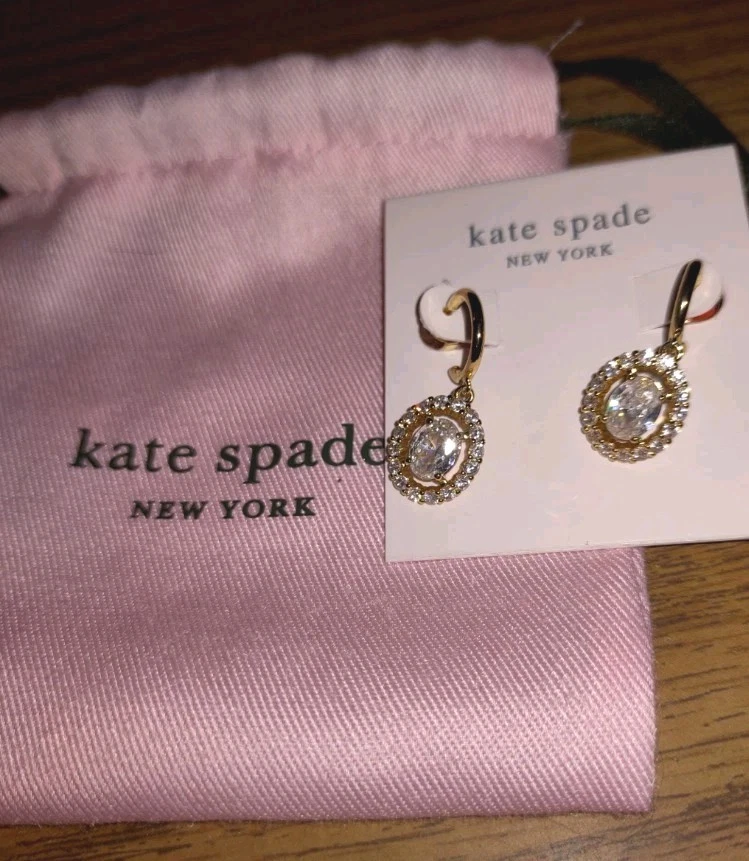 Pendientes colgantes Kate Spade brillantes diamantes de imitación (envío combinado aquí) Foto 1 de 1