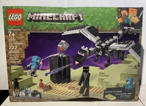LEGO 21151 Mindcraft The End Battle 222 Teile Enderman Ender Drache versiegelt GEBOGENER Karton - Bild 1 von 11