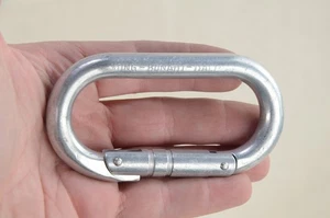 Kong Bonaiti OVAL carabiner collector climbing kg 2250 Italy - Vintage 1980's - Picture 1 of 7