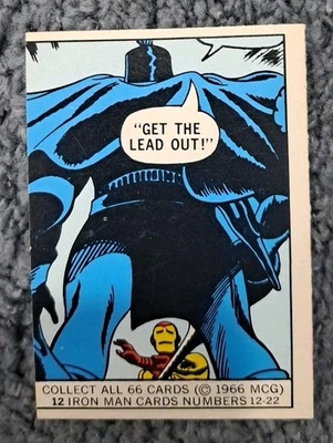 Tarjeta Donruss Marvel Super Heroes 1966 #12 Foto 1 de 2