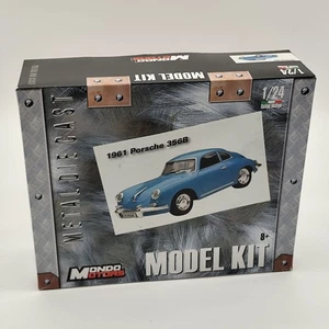 PORSCHE 356B 1961 MONDO MOTORS MODEL KIT 1/24 MODELLINO NUOVO - Foto 1 di 1