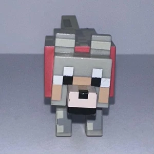 Minecraft Overworld Domed Pet Wolf action figure giocattolo Jazwares Mojang cane animale - Foto 1 di 13