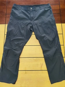 Kuhl Fishing Pants Black Mens 42x30 Multi Pocket Hiking Camping - Picture 1 of 9