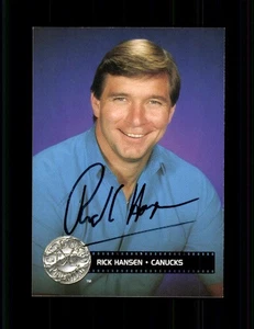 Rick Hansen Autogrammkarte Original Signiert Olympia + A 254022 - Bild 1 von 2