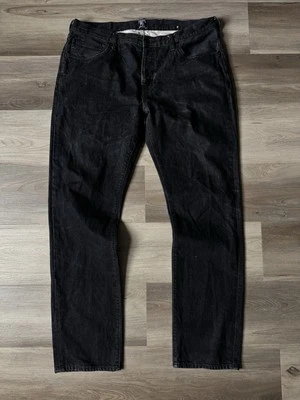 PRPS Jeans Men 38x32 Black Straight Stretch Distressed Denim Lightly Worn EUC - Image 1 of 4