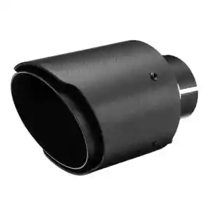 Carbono Deflector Abertura 100mm Negro para Chevrolet Dodge 60mm Conexión - Imagen 1 de 3