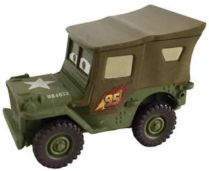 Mattel Disney Pixar Cars Toy Car Race Team Sarge Jeep Army Green Military V2805 - Picture 1 of 12