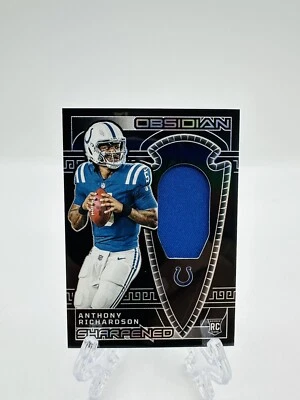 Anthony Richardson 2023 Obsidian RC #SSW-ARI Sharpened Swatch SP /199 - Image 1 of 2