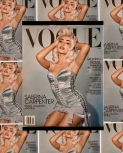 Great Reading With An ESPRESSO!!! Sabrina Carpenter VOGUE Mag March 2025 NEW! - Picture 1 of 4