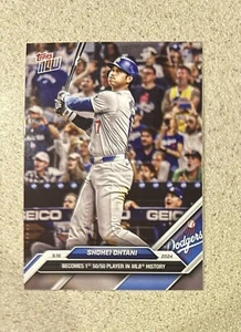 2024 Topps NOW #722 Shohei Ohtani 1st 50/50 Club Member LA Dodgers Fast Shipping - Picture 1 of 2