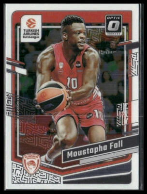 2023-24 Donruss Turkish Airlines EuroLeague #123 Moustapha Fall Optic - Image 1 of 2