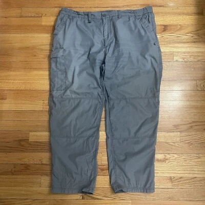 Craghoppers Men's Kiwi Classic Pants 42x28 Light Gray Cargo Zipped Pockets - Image 1 of 4
