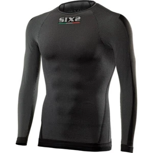 MAGLIA GIROCOLLO MANICHE LUNGHE TECNICA TERMICA SIX2 TS2 BLACK CARBON TG XS/S - Foto 1 di 2