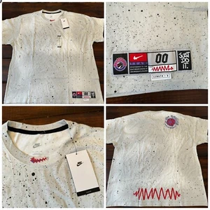Nike Retro 90's Spizike All Over Print T-Shirt Size XXL Men's White DZ3068-100 - Picture 1 of 7