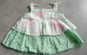 JACK & MILLY BABY GIRLS SUMMER FLORAL TOP SZ 0 - Picture 1 of 2