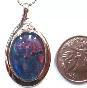 Free Box Special Good Choice Xmas Lady Jewellery Gift Opal Size 18x13mm 19.38cts - Picture 1 of 4