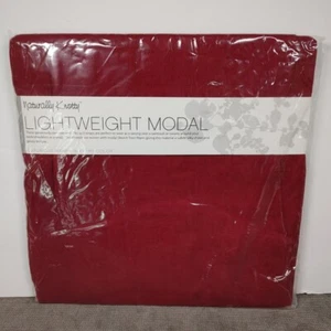 Naturally Knotty Lightweight Modal & Silk Scarf Wrap Rhubarb 43" x 78" - Picture 1 of 6