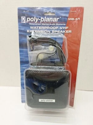 POLY-PLANAR MB41B Waterproof VHF EXTENSION SPEAKER 10 Watts  - Image 1 of 4