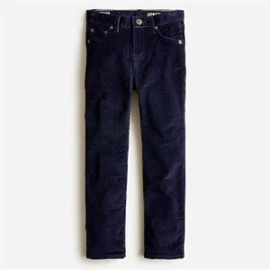 Boy's Crewcuts Stretch Fit Corduroy Bootcut Pants Preppy Navy Blue 10 - Picture 1 of 8