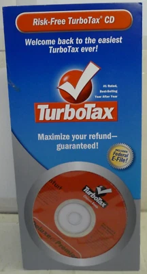 TurboTax 2008 Deluxe or Premier CD - FOR Collecting Purposes ONLY - Image 1 of 4
