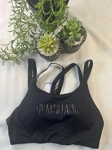 Gymshark Women's Black Sports Bra BNWT Size XS - Picture 1 of 6