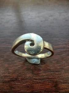 Vintage Silver Loop/Knot Ring Uk Size N US Size 6 3/42.6 grams - Picture 1 of 8