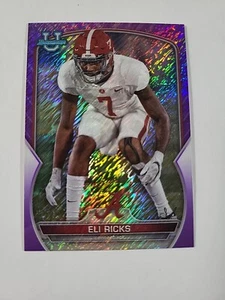 2022 Bowman University Chrome Eli Rick's Purple Shimmer #28 Alabama - Picture 1 of 2
