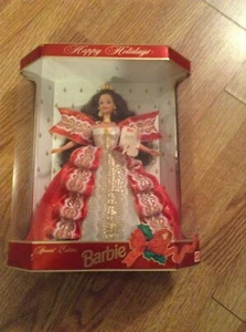 VINTAGE 1997 Happy Holidays Barbie Doll Mattel NIB - Picture 1 of 3