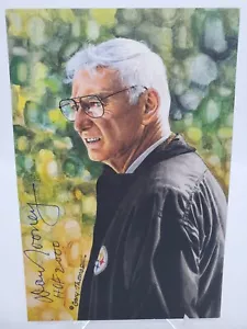 Dan Rooney Firmato AUTO Goal Line Art GLAC Steelers Beckett BAS Autenticato HOF - Foto 1 di 3