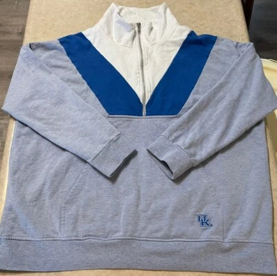 UG Apparel 1/2 Zip Pullover Sweater Kentucky Wildcats Men’s Large UK College - Image 1 of 4