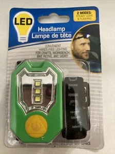 LED Stirnlampe Hauptscheinwerfer Kopflampe 2 Modi plus Batterien - Bild 1 von 4