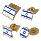 Israel Flag Brooch Star of David Israeli Jew Jewish Flag Metal Lapel Pin Badges