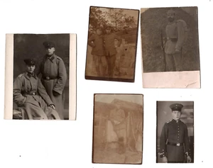 11440- Foto Erinnerung *Soldaten * Pickelhaube* Ausrüstung 1.WK - Bild 1 von 2