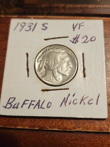 1931 S Indian Head Buffalo Nickel Estate Find Cover
