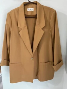 Alfred Dunner Vintage Single Button Blazer Size 38 - Picture 1 of 5