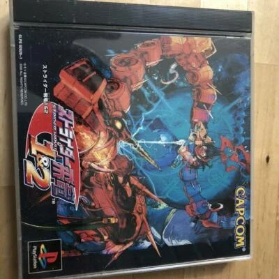 Used Capcom 2000 Strider Hiryu 1 / 2 Sony Playstation PS 1 Japanese Retro Game  - Image 1 of 4