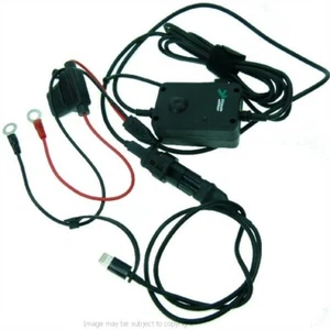 Direct to Battery Hard Wire Motorcycle Charging Cable for iPhone 6 / 6 Plus - Picture 1 of 9