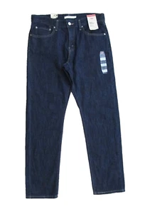 LEVI'S Women’s Size 28x30 Middy Straight Jeans Dark Blue Mid-Rise Actual 32x30 - Picture 1 of 7