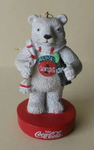 Always Coca Cola White Bear Trink ORNAMENT - Bild 1 von 8