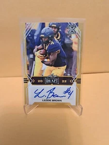 2022 Leaf Draft Auto Leddie Brown #BA-LB1 Rookie Auto RC - Picture 1 of 3