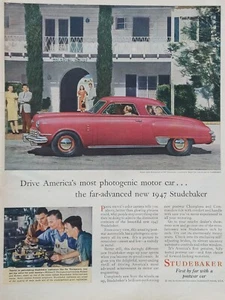 1946 vintage Studebaker print ad. America's most photogenic motor car... - Picture 1 of 1