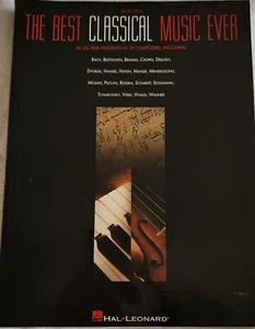 The Best Classical Music Ever Piano Solo Sheet Music Hal Leonard Book - Picture 1 of 4